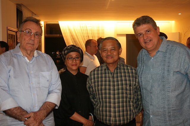 Presidente da CNA Embaixatriz e Embaixador da Indonésia e o Deputado