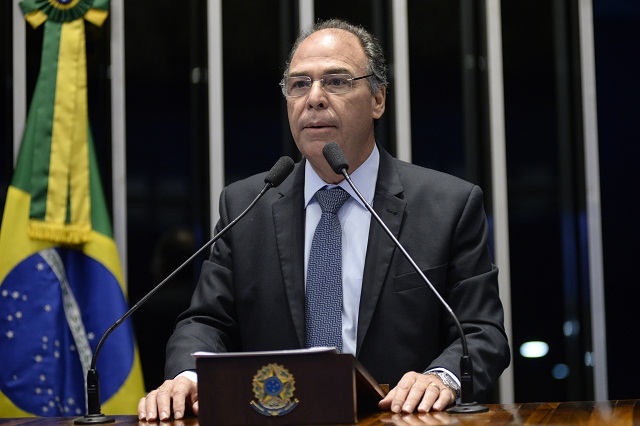 Plenário do Senado durante sessão deliberativa ordinária. Em discurso, senador Fernando Bezerra Coelho (PSB-PE). Foto: Jefferson Rudy/Agência Senado