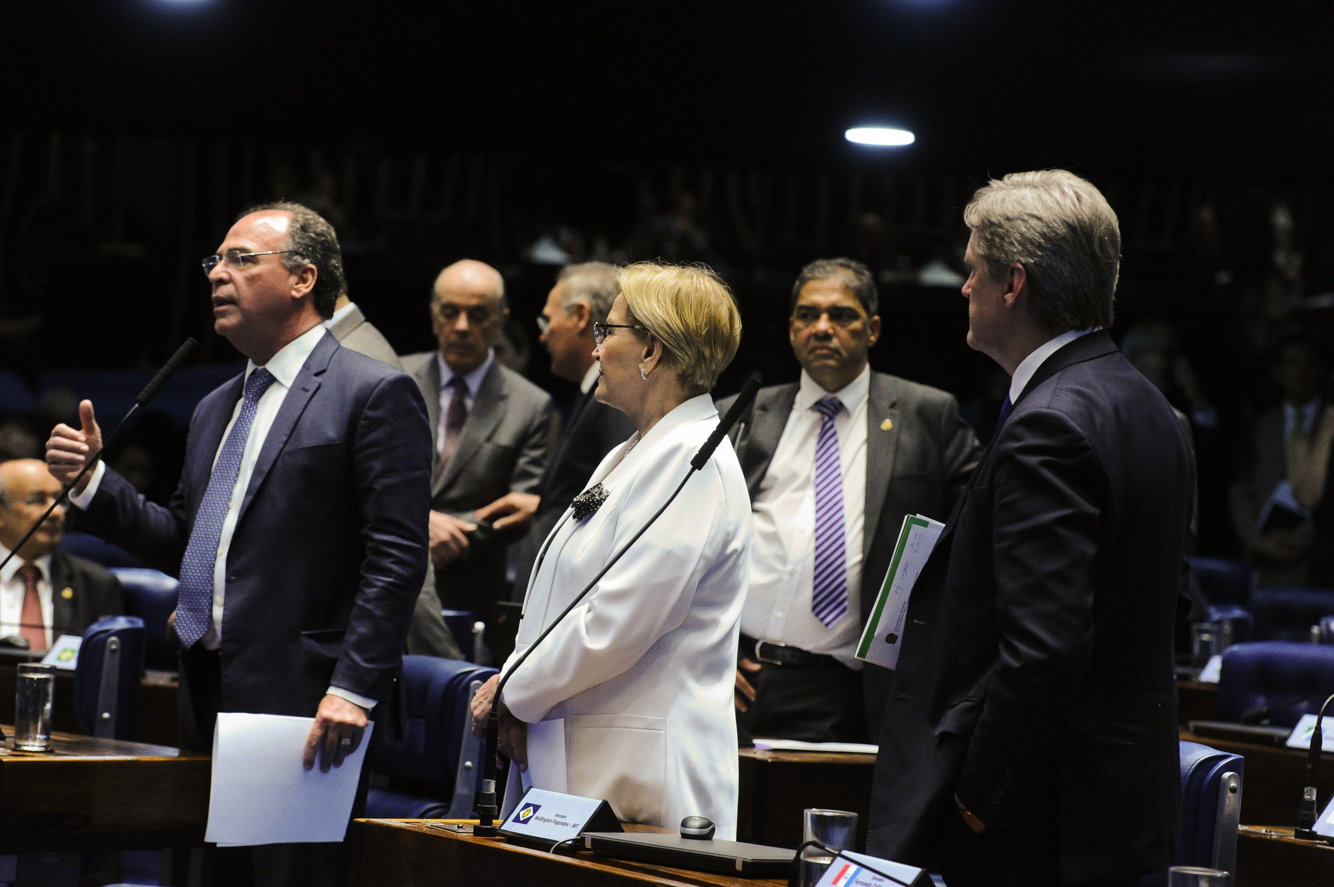 Plenário do Senado Federal durante sessão deliberativa ordinária. Ordem do dia.  Em pronunciamento, senador Fernando Bezerra Coelho (sem partido-PE).  Foto: Moreira Mariz/Agência Senado