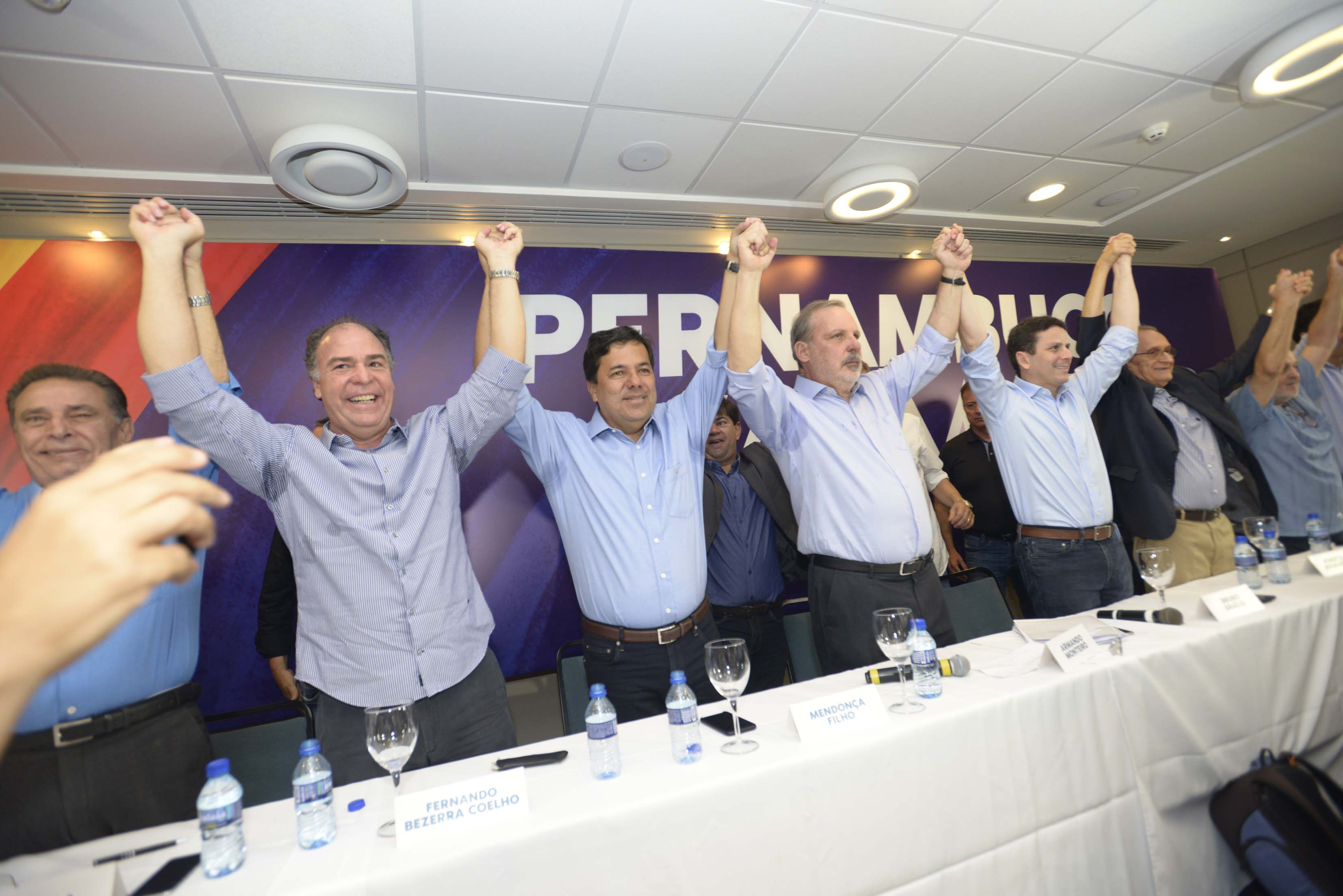 PERNAMBUCO VAI MUDAR Assunto : Senador Armando Monteiro lanca candidatura a governador de PE pela coligacao Pernambuco vai mudar  Recife / PE    11 / 06 / 2018 FOTO : Leo Caldas