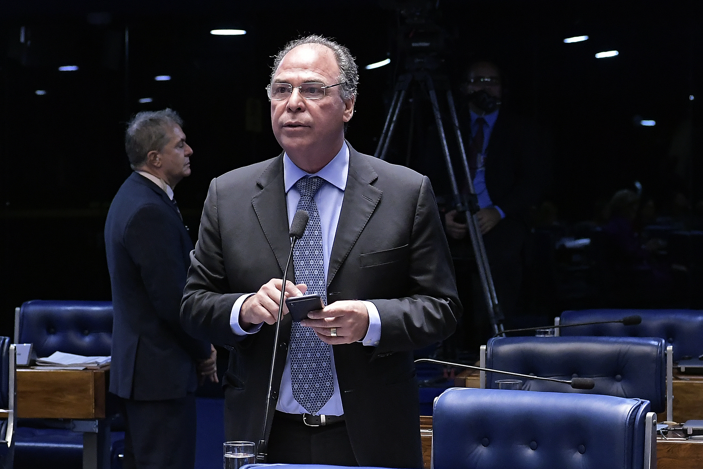 Plenário do Senado Federal durante sessão deliberativa ordinária. Ordem do dia. Em pronunciamento, à bancada, senador Fernando Bezerra Coelho (MDB-PE). Foto: Waldemir Barreto/Agência Senado