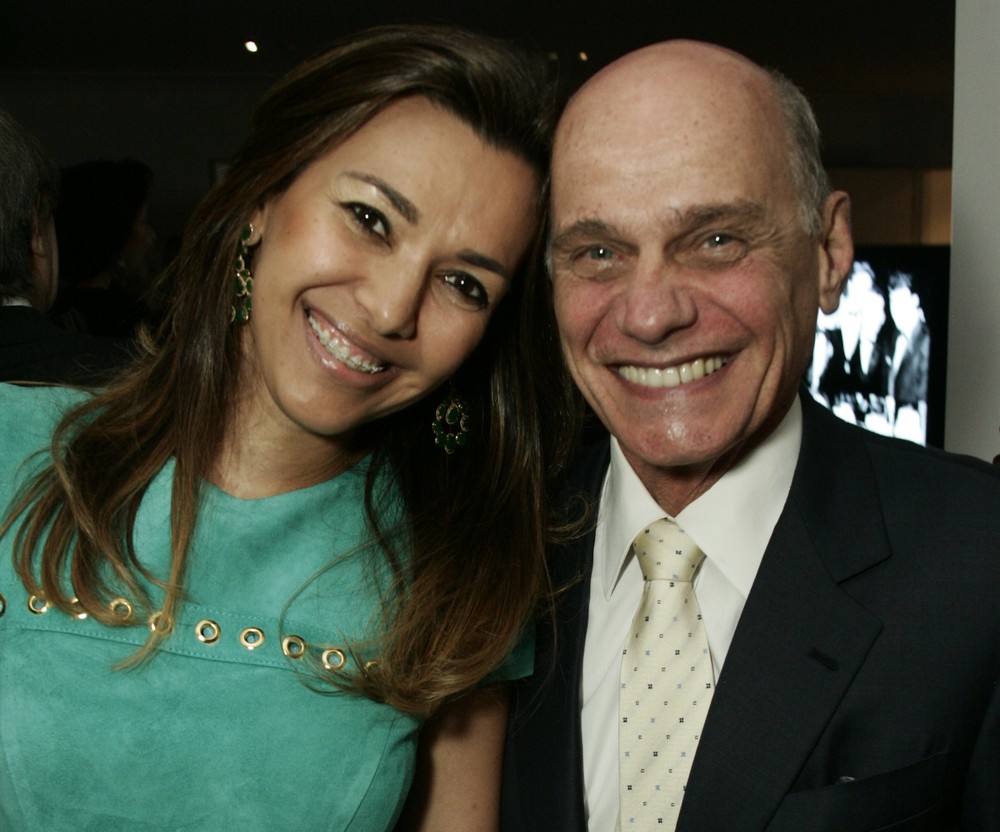 Veruska e Ricardo Boechat durante evento em São Paulo. Foto de novembro de 2011 — Foto: Paulo Giandalia/Estadão Conteúdo/Arquivo 