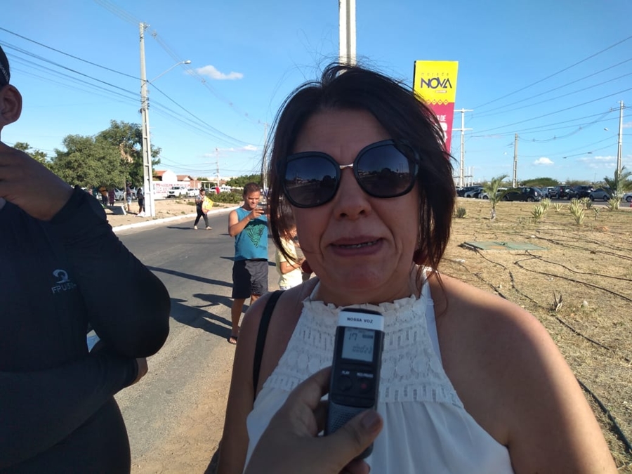 Socorro Lacerda, membro do PCdoB de Petrolina. (Foto: Carol Souza/ Blog Nossa Voz)