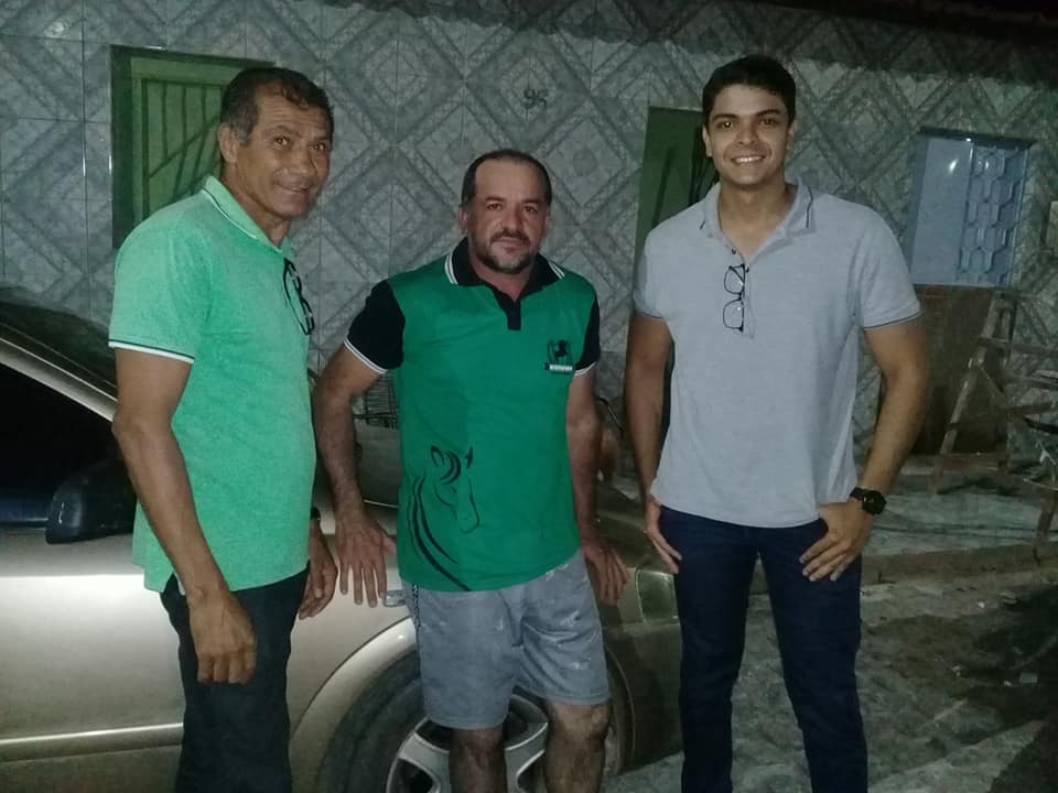 Foto facebook: Robson Amorim, Francisco Araújo e Henrique Diniz